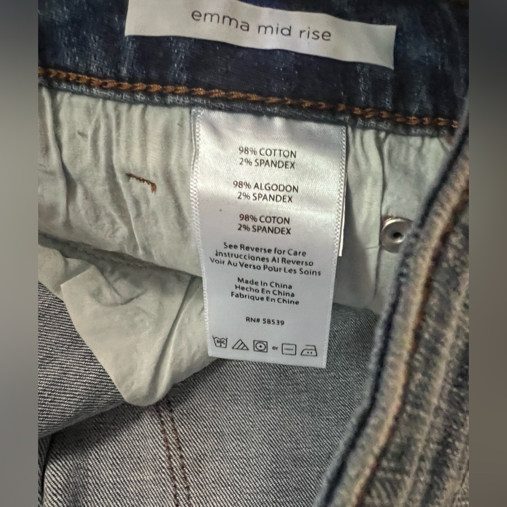 New‎ NWT STS BLUE jeans 30 Emma ankle skinny mid - Picture 8 of 14